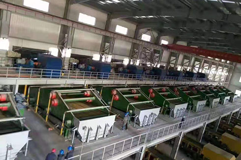 新疆伊犁2450脫水篩使用現(xiàn)場(chǎng)。