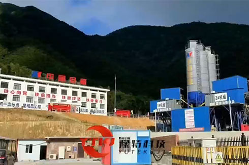 豫特科技助力安能集團(tuán)水電站重點(diǎn)項(xiàng)目，機(jī)制砂生產(chǎn)線。